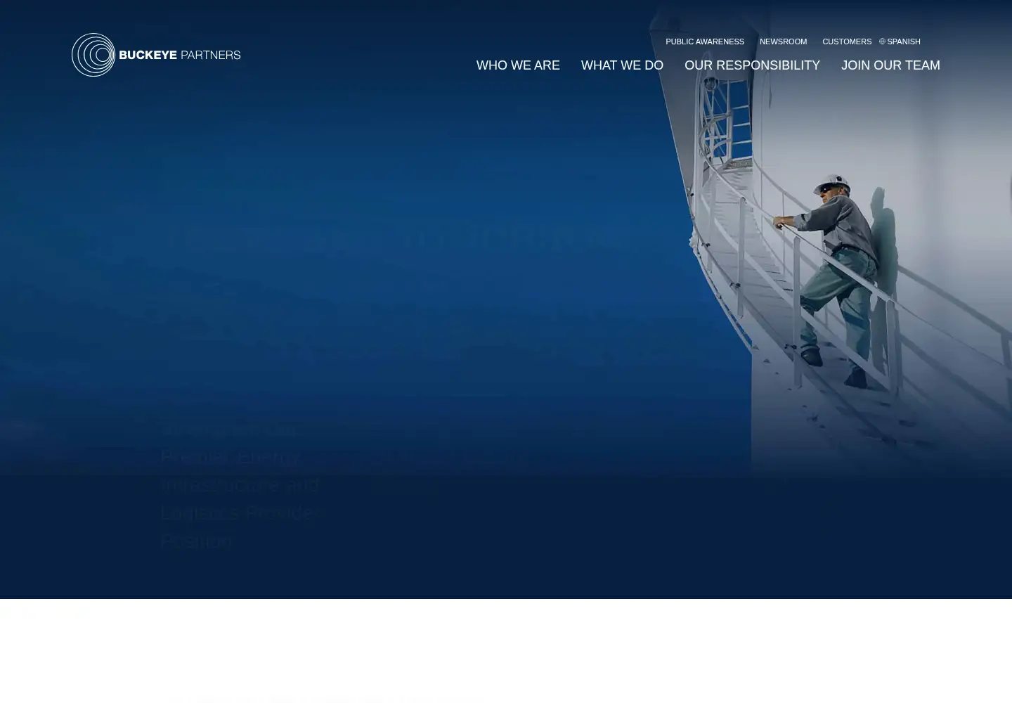 Screenshot of buckeye.com