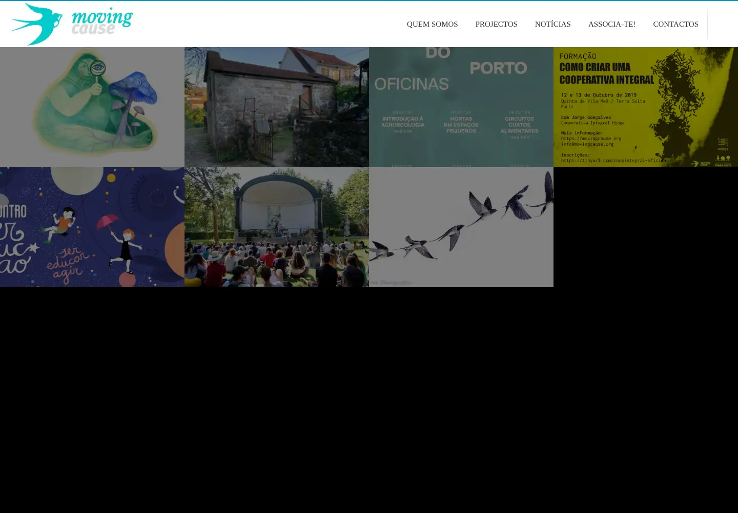 Screenshot of movingcause.org