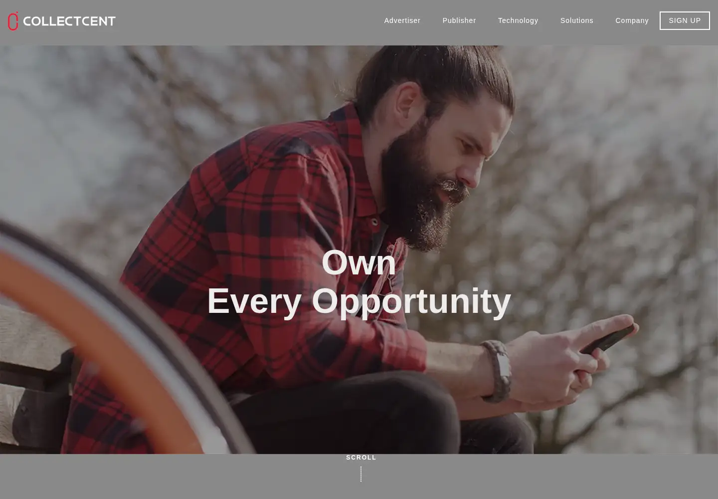 Screenshot of collectcent.com