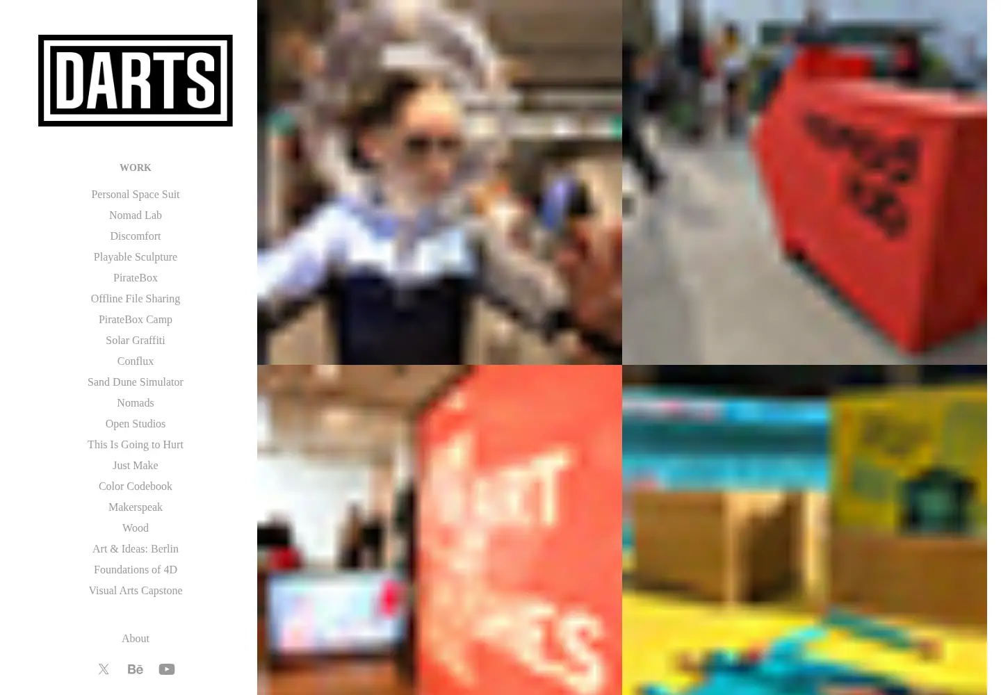 Screenshot of daviddarts.com