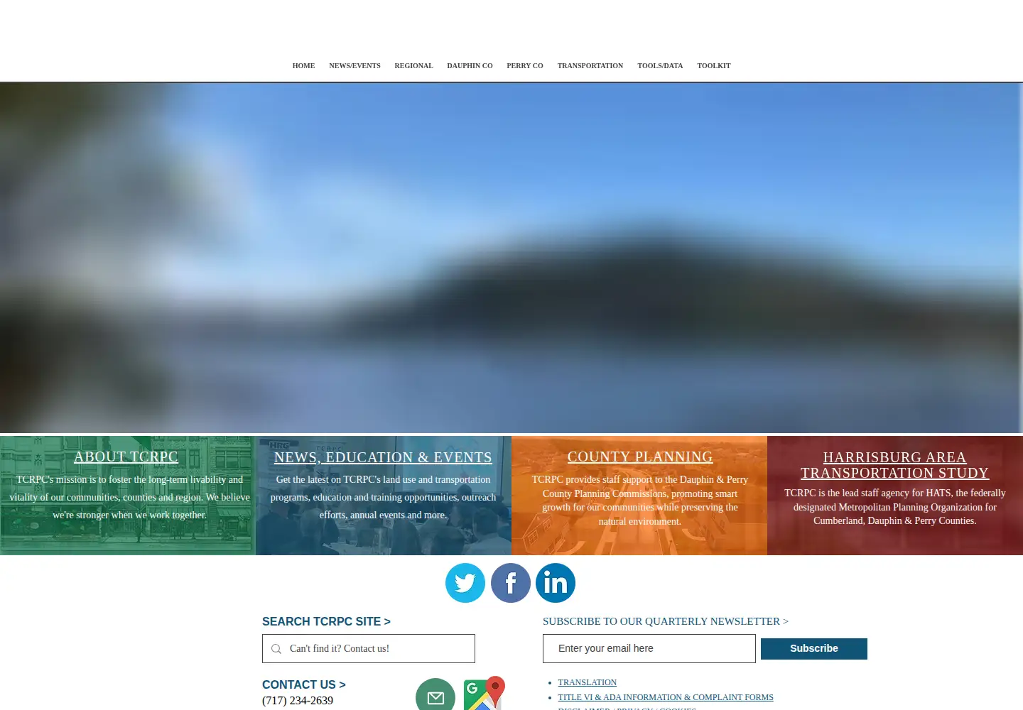 Screenshot of tcrpc-pa.org