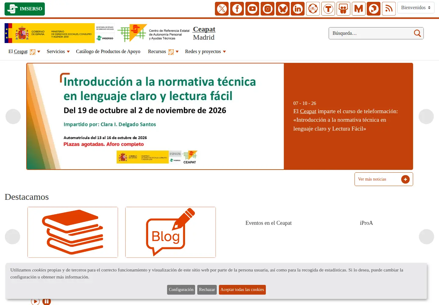 Captured homepage of ceapat.org in the current scan