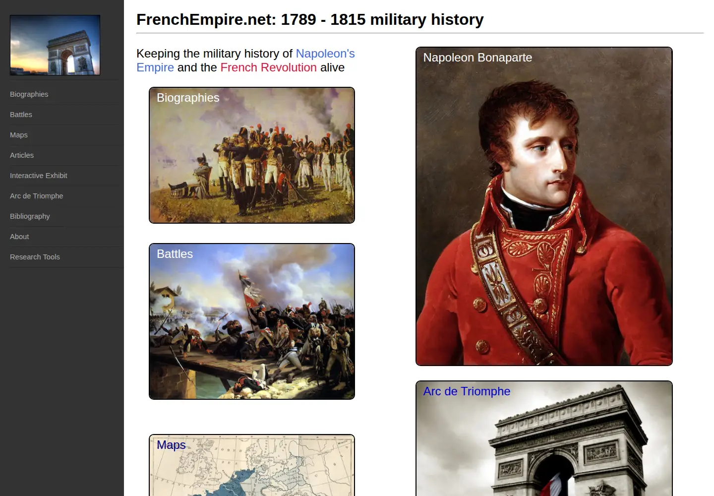 Screenshot of frenchempire.net
