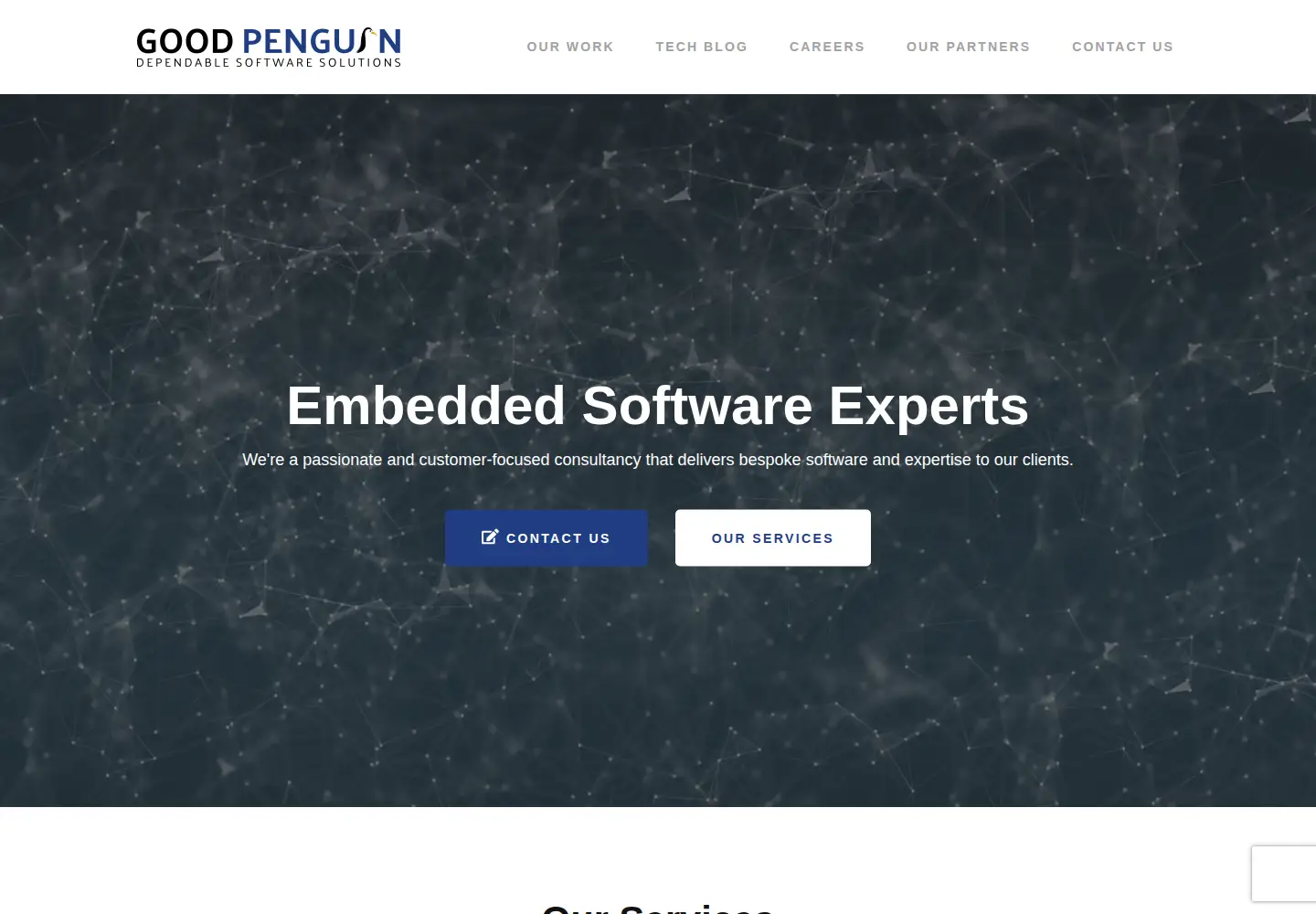 Screenshot of thegoodpenguin.co.uk