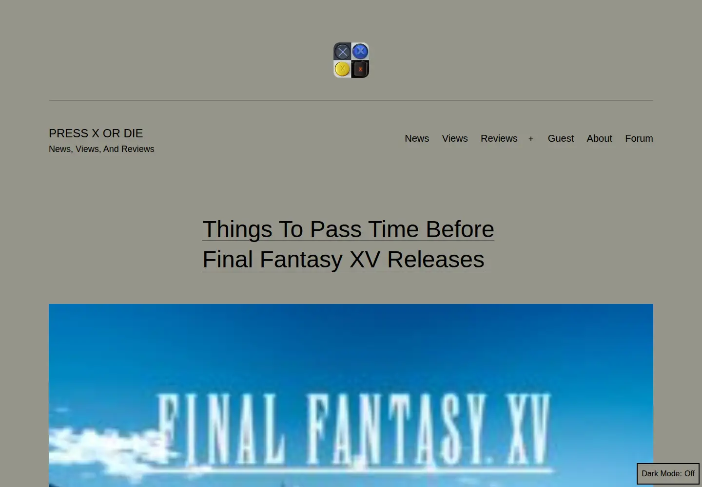 Screenshot of pressxordie.com