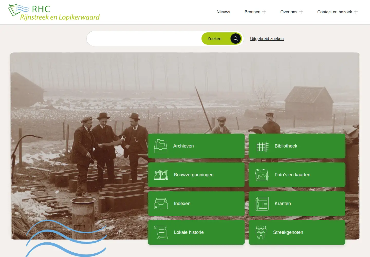 Captured homepage of rhcrijnstreek.nl in the current scan
