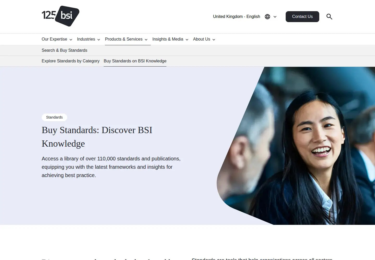 Screenshot of bsieducation.org