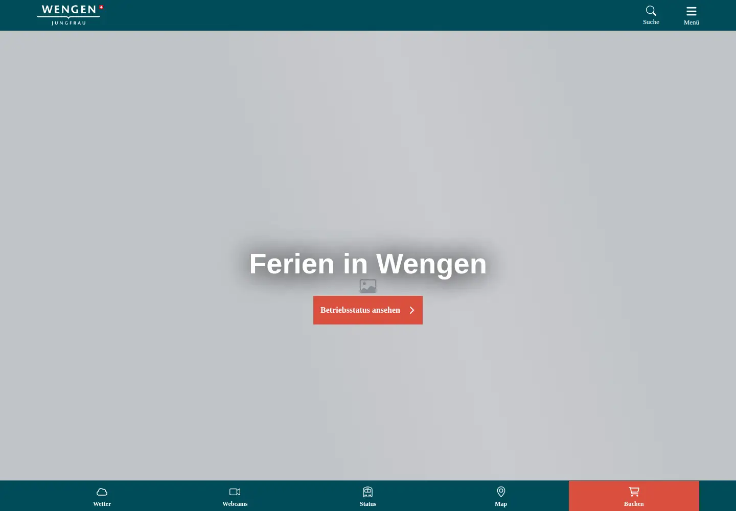 Screenshot of wengen.swiss