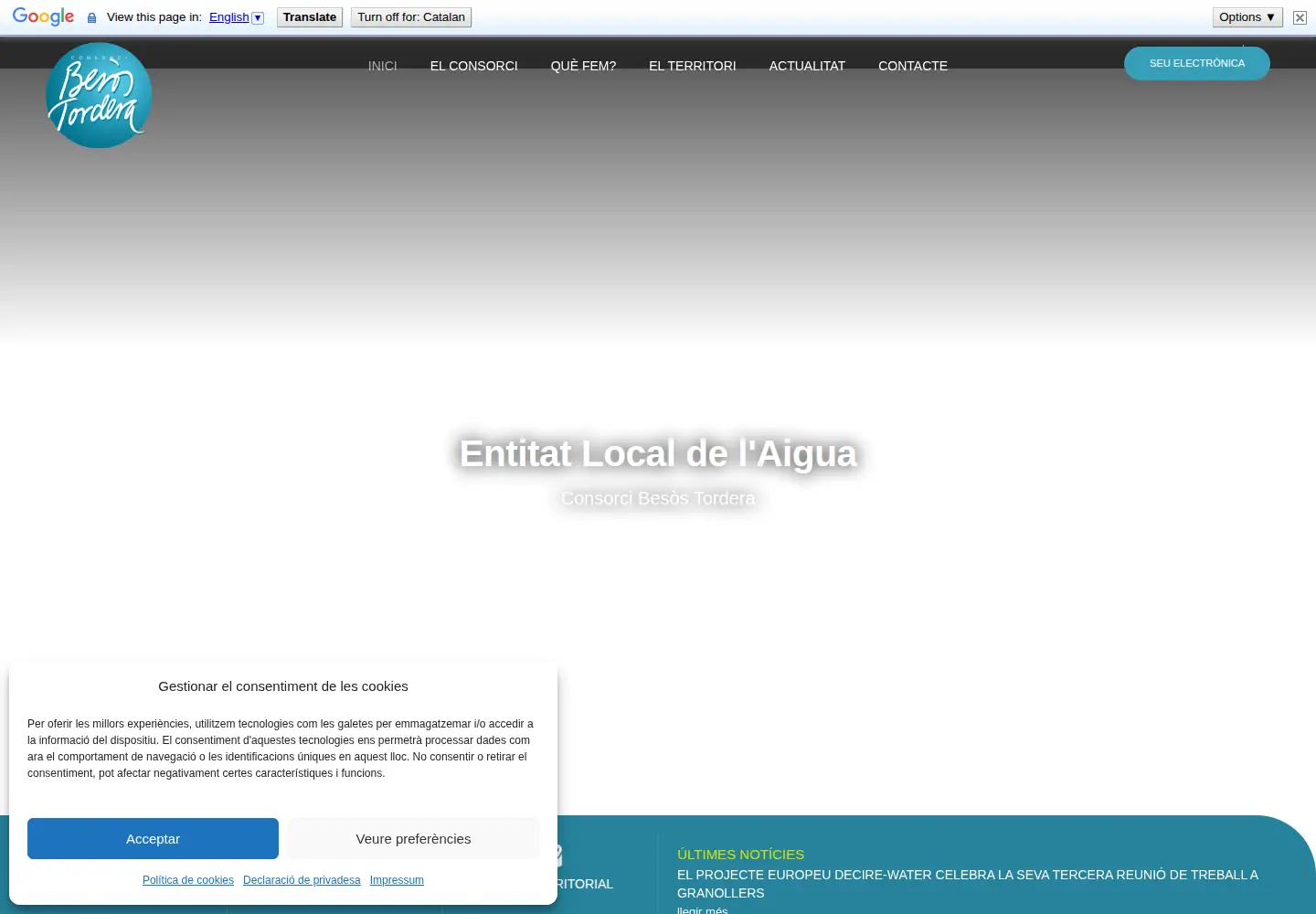 Screenshot of besos-tordera.cat
