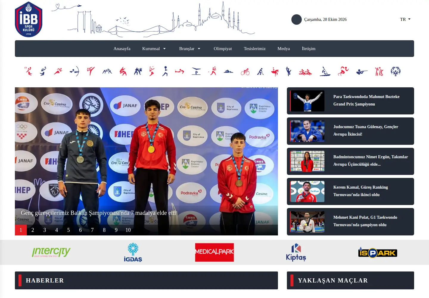 Screenshot of istanbulbbsk.org