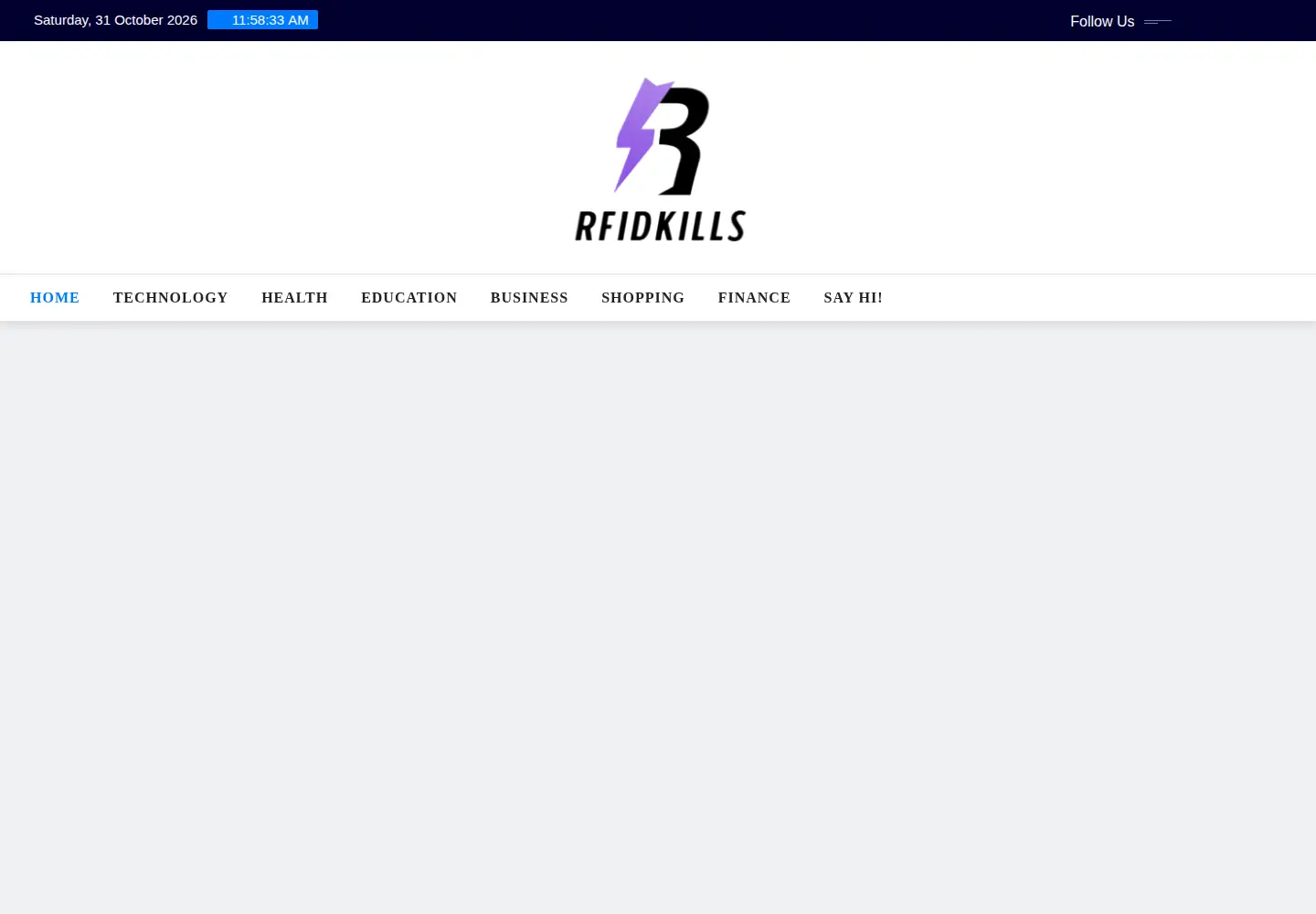 Screenshot of rfidkills.com
