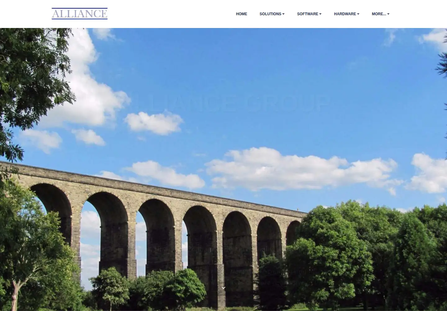 Captured homepage of alliancegroup.co.uk in the current scan