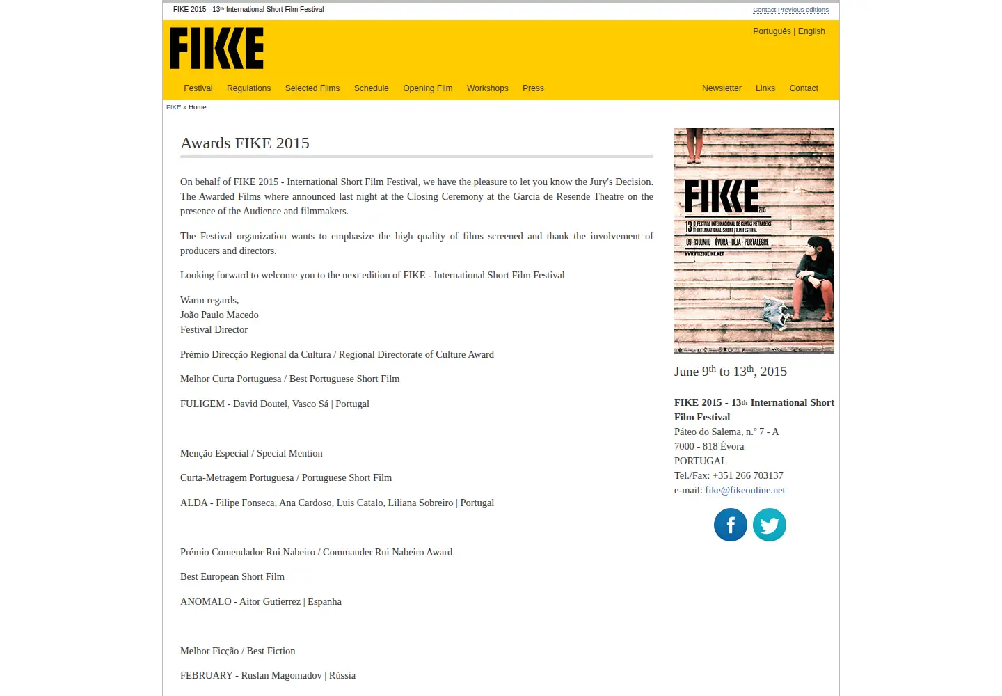 Captured homepage of fikeonline.net in the current scan