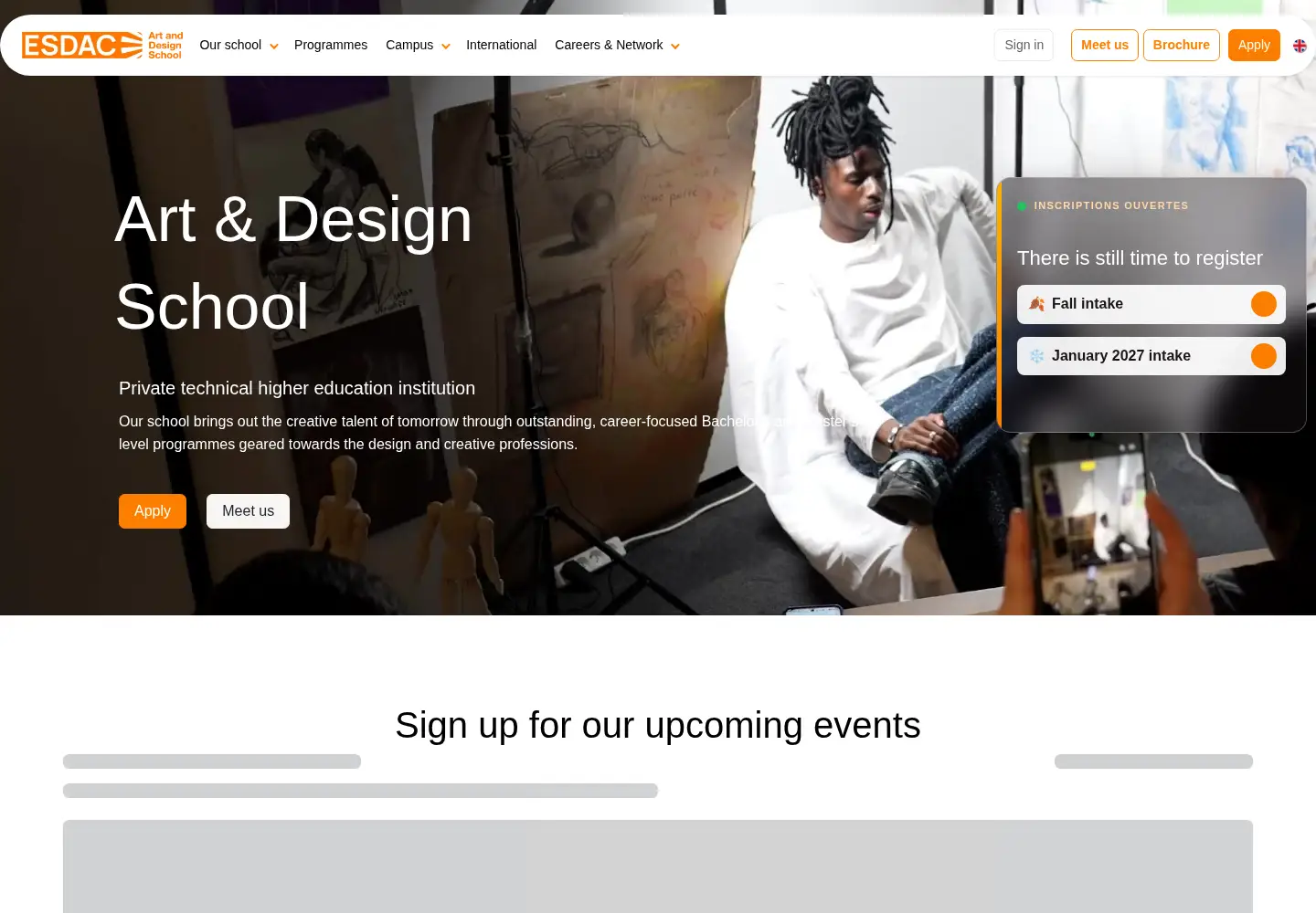 Screenshot of ecole-esdac.com