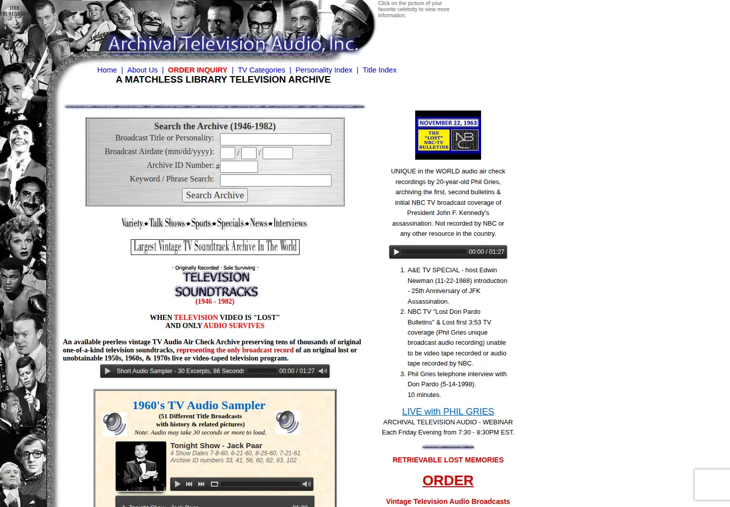 Screenshot of atvaudio.com