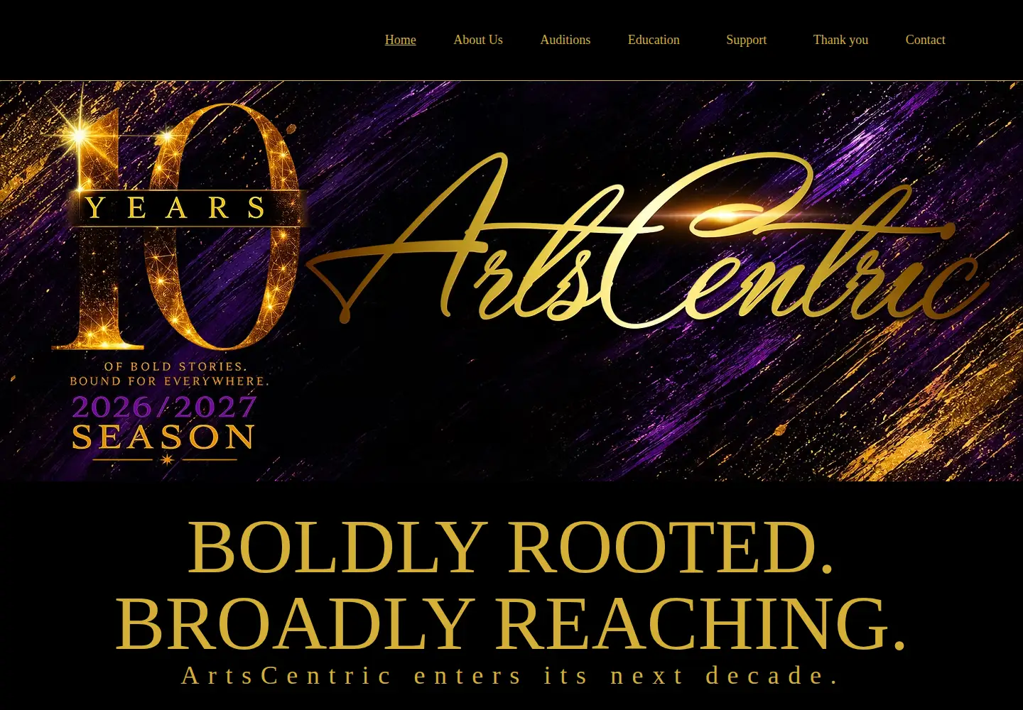 Screenshot of artscentric.org