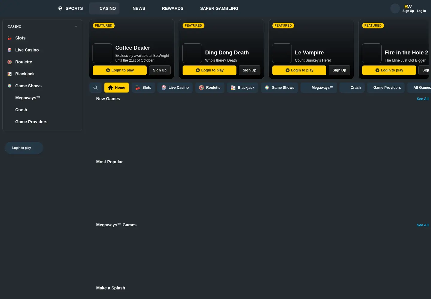 Screenshot of avengerslots.com