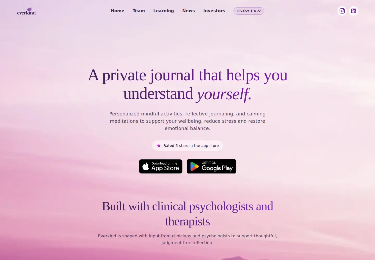 Screenshot of everkind.com