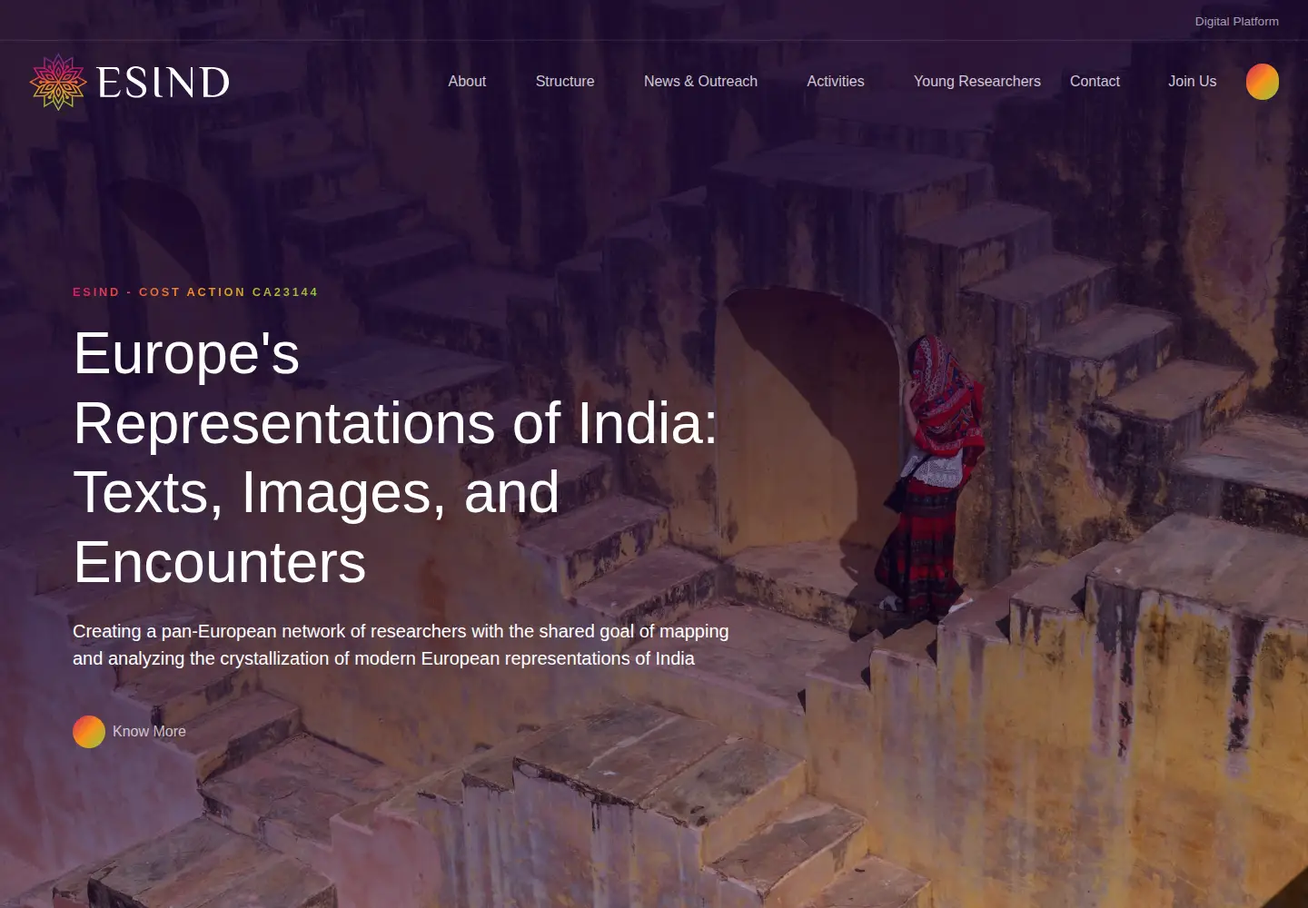 Screenshot of esind.eu