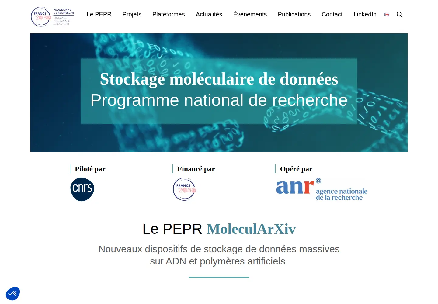 Screenshot of pepr-molecularxiv.fr
