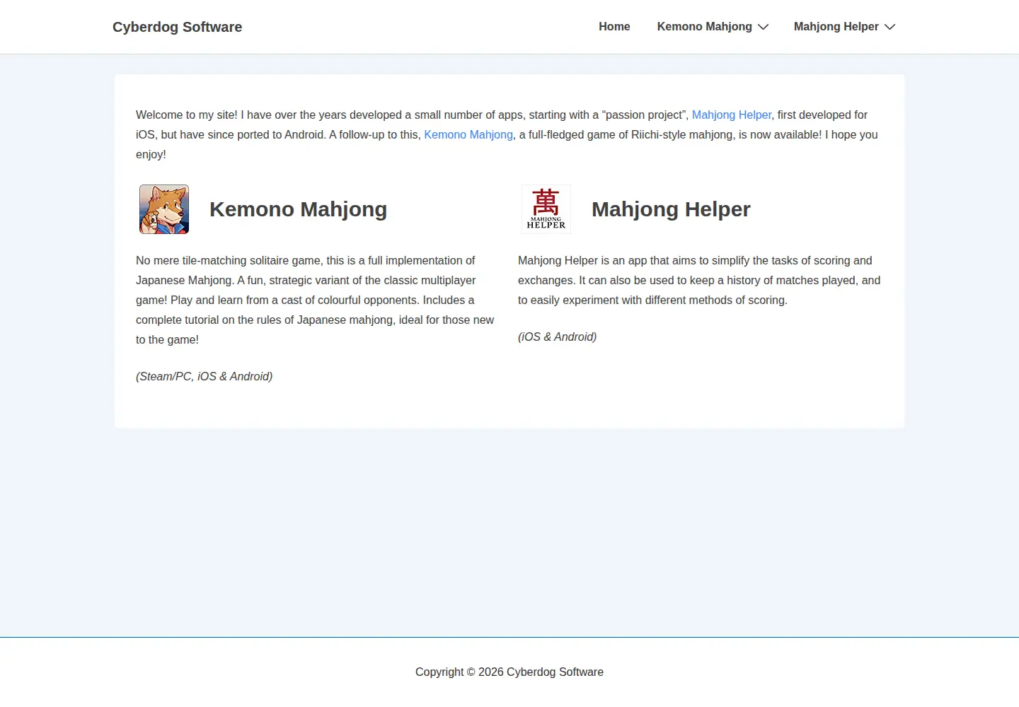 Screenshot of cyberdog.ca
