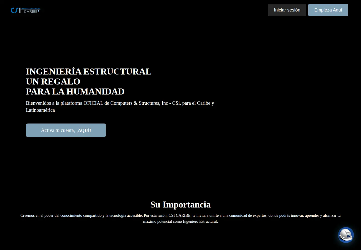Captured homepage of csicaribe.com in the current scan