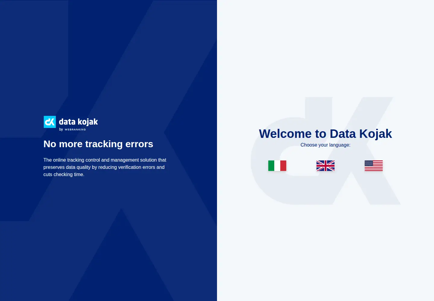 Screenshot of datakojak.com