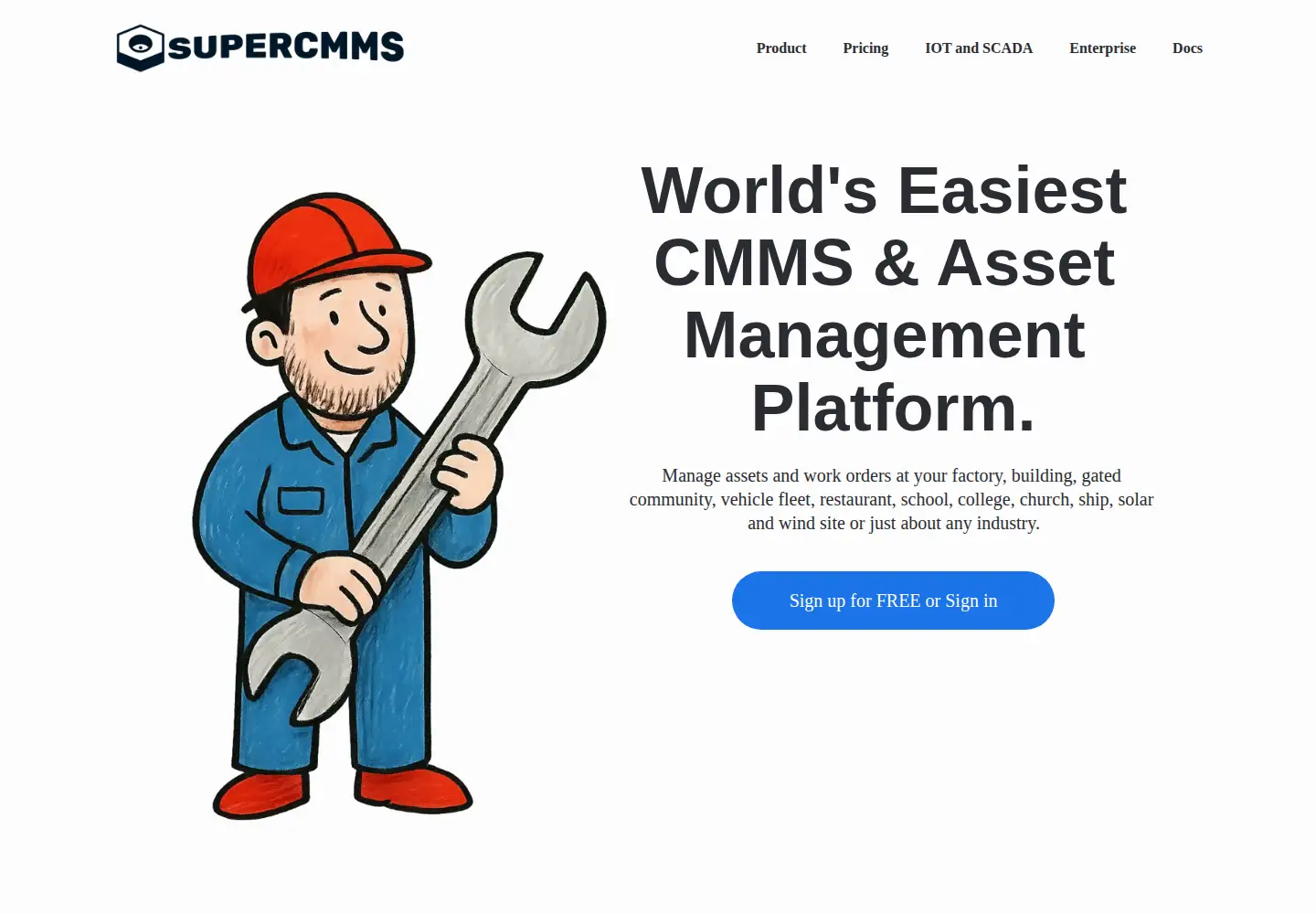 Captured homepage of supercmms.com in the current scan