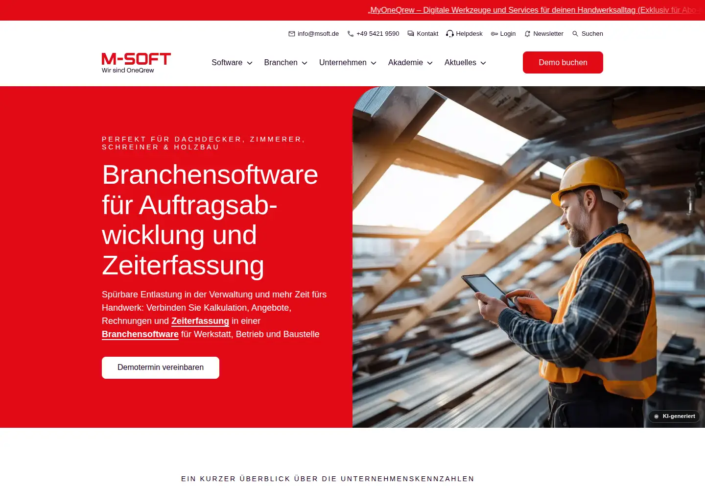 Screenshot of msoft.de