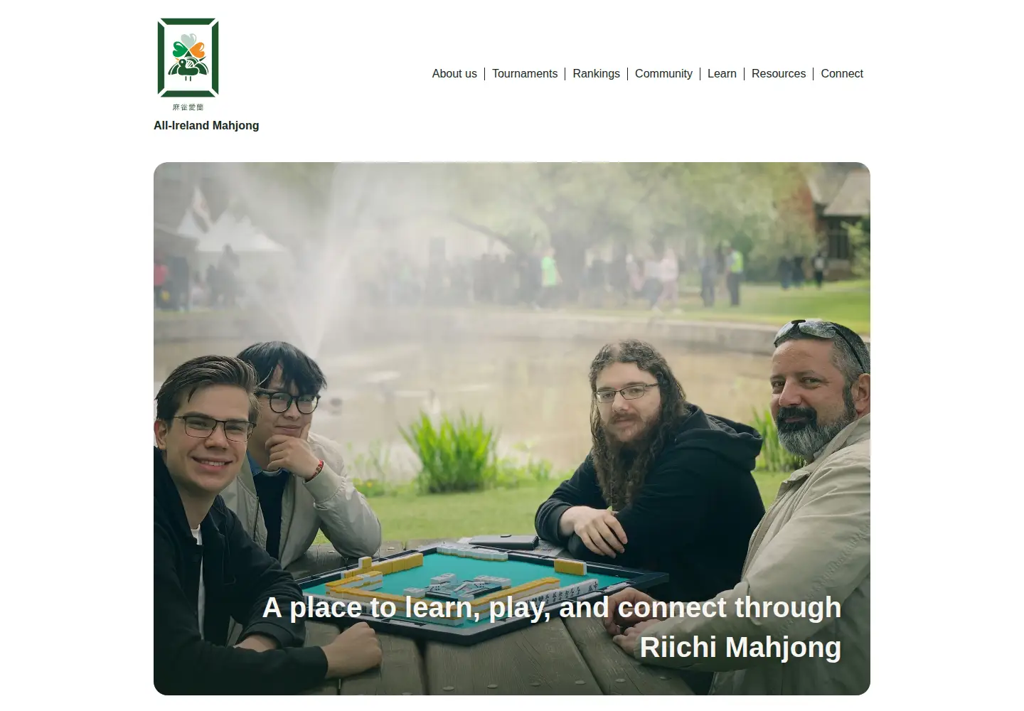 Screenshot of mahjong.ie
