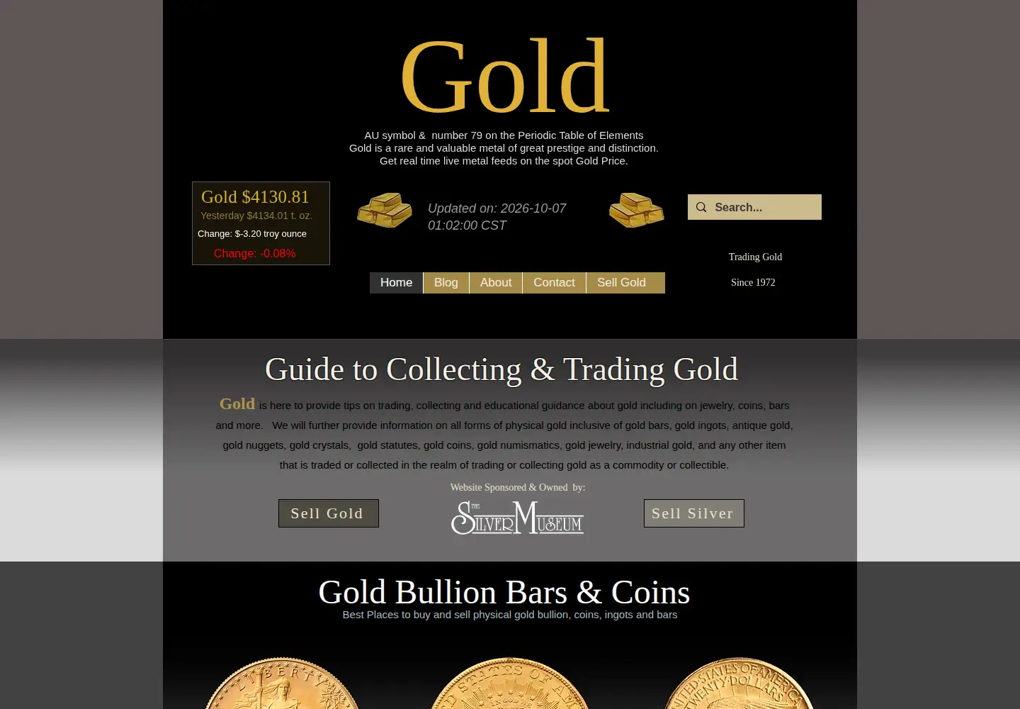Screenshot of goldore.net