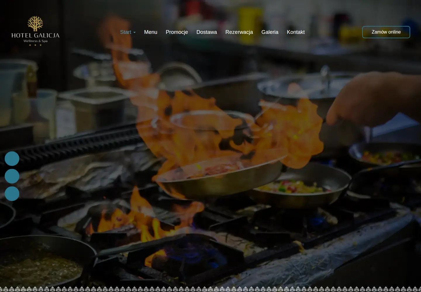 Captured homepage of trattoria1.pl in the current scan