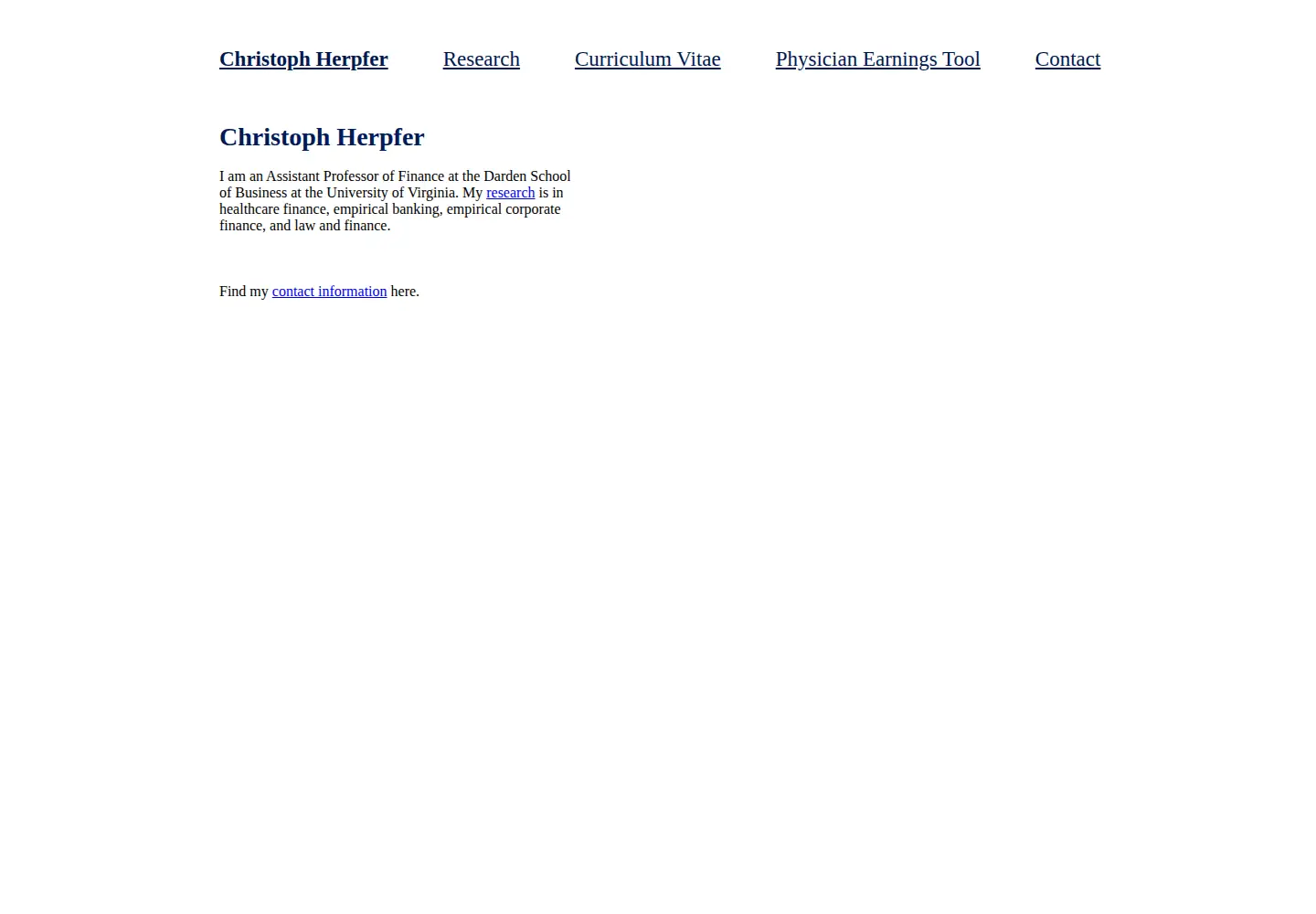 Screenshot of herpfer.com
