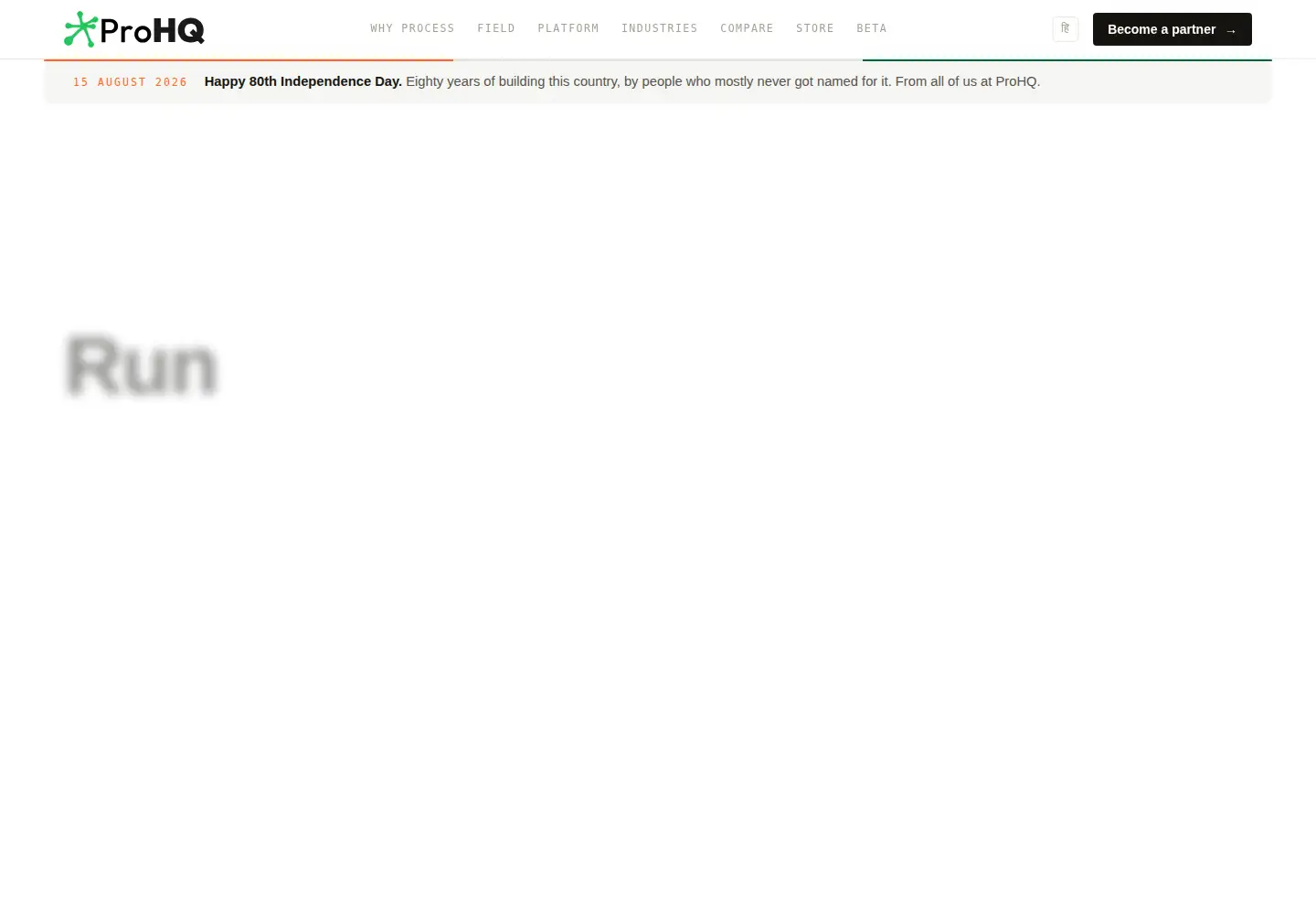 Screenshot of prohq.ai