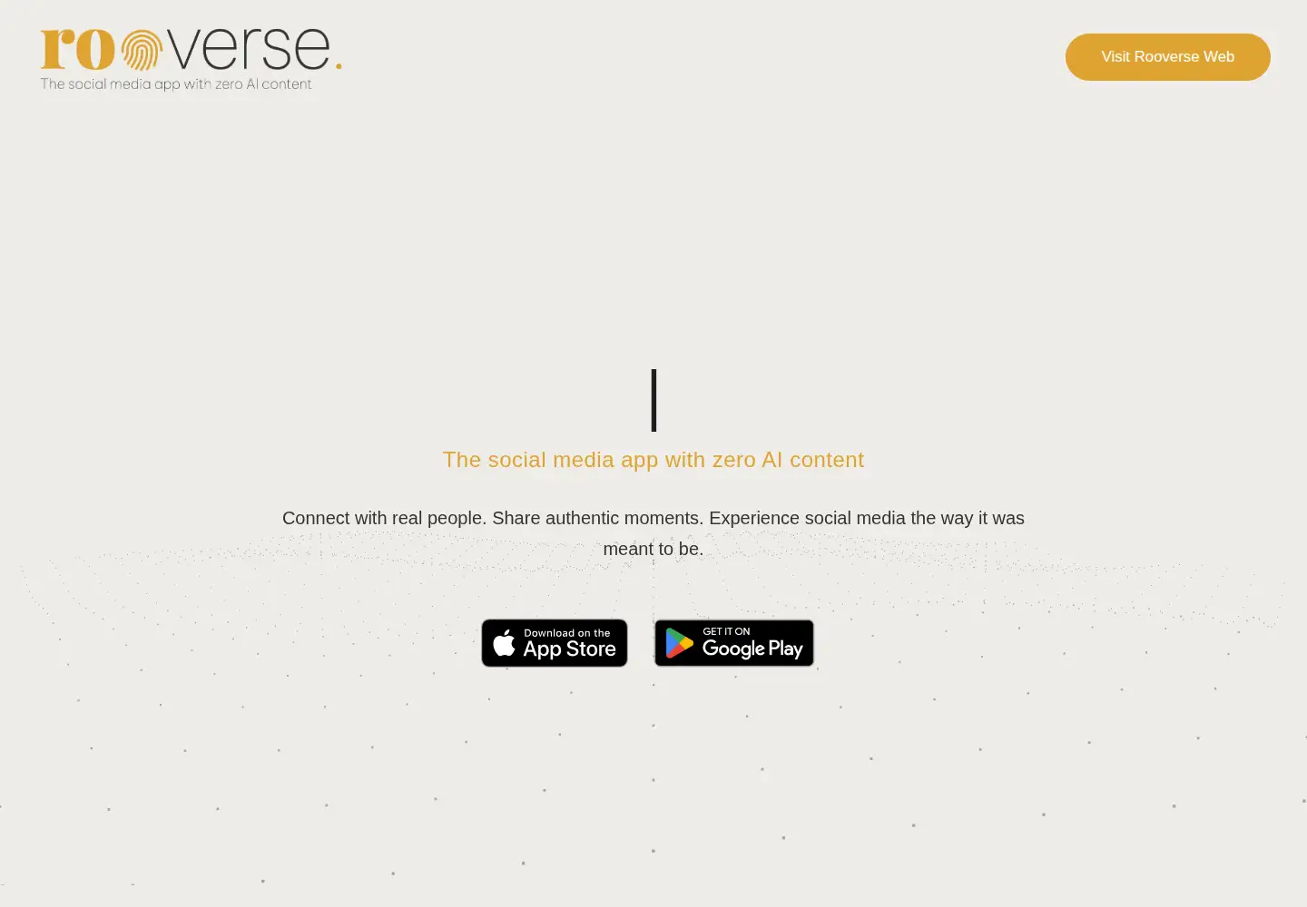 Captured homepage of rooverse.app in the current scan