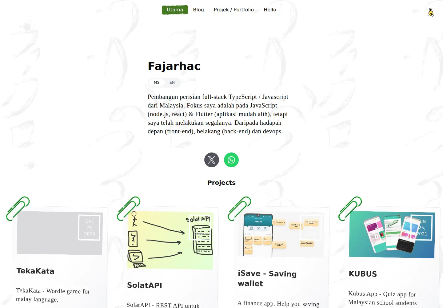 Screenshot of fajarhac.com
