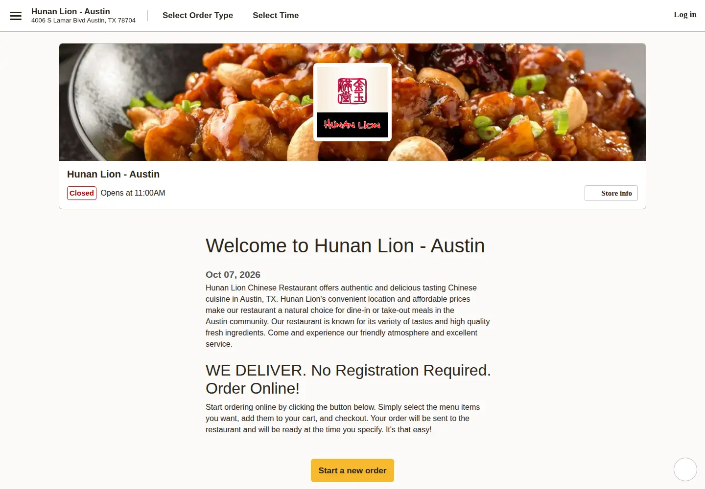 Screenshot of hunanlion-tx.com