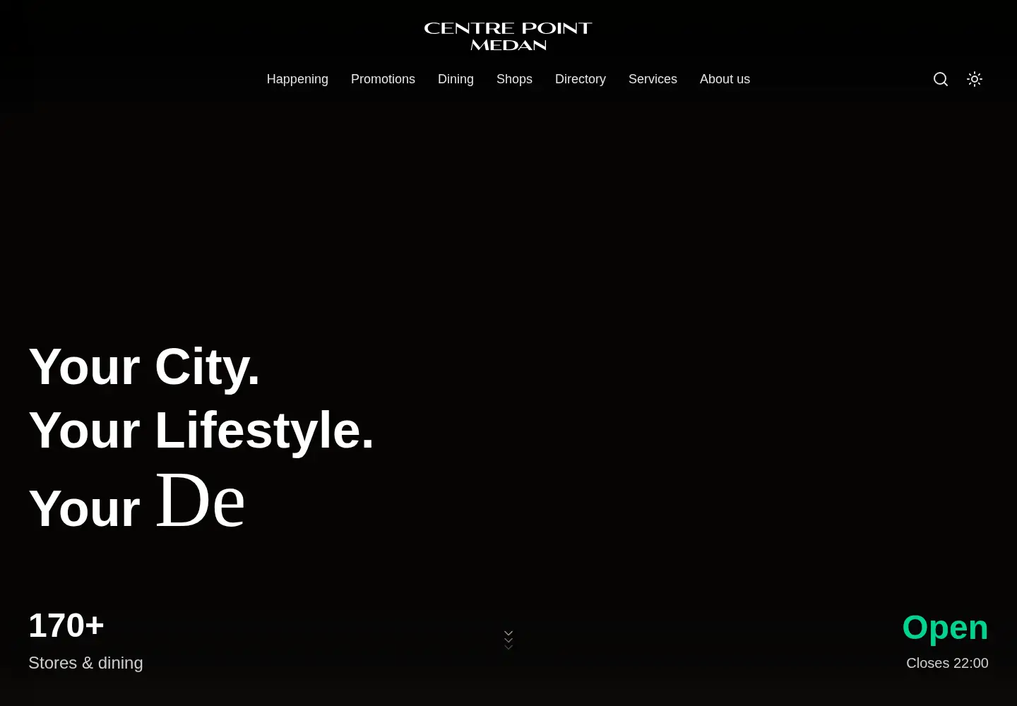 Screenshot of centrepoint.co.id