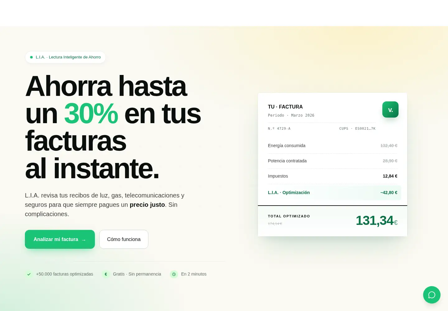 Screenshot of vicoahorro.com