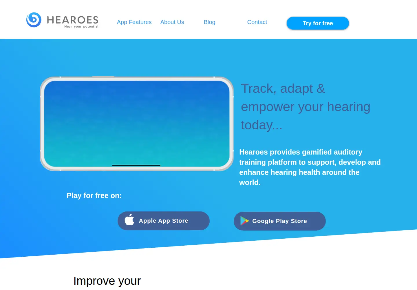 Screenshot of hearoes.com