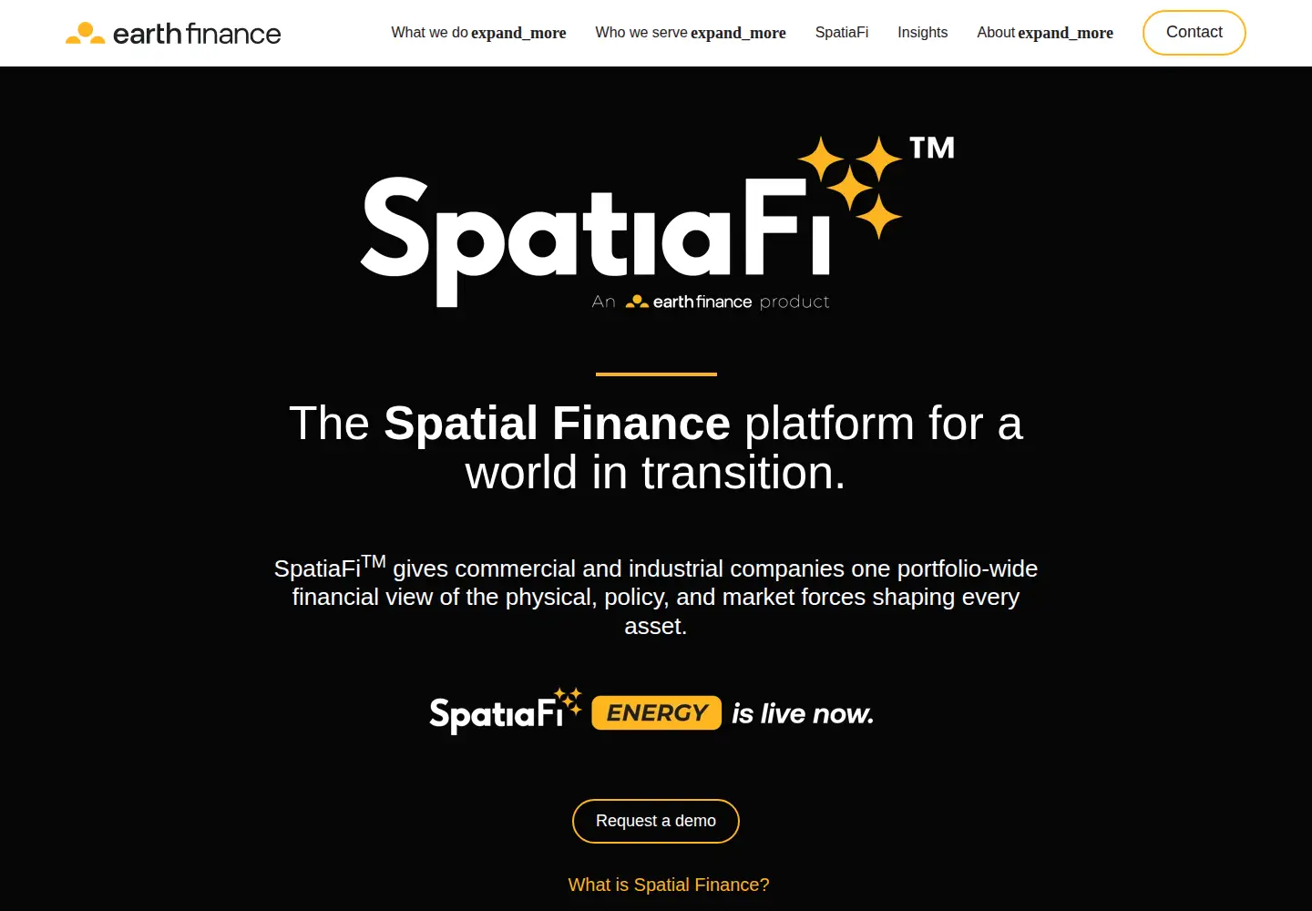 Screenshot of spatiafi.com