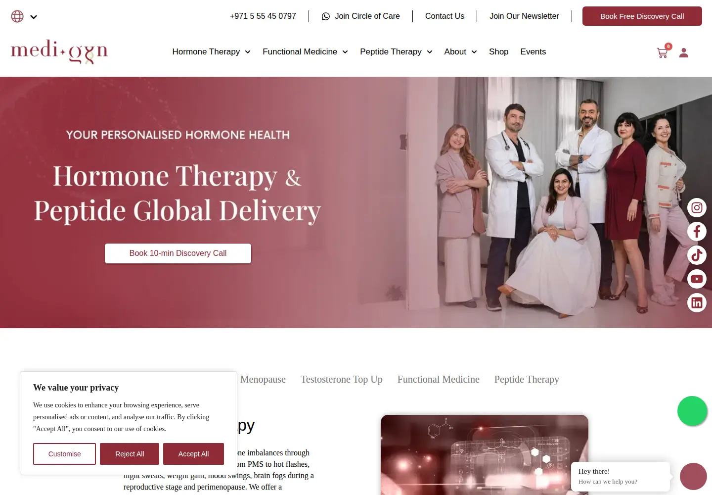 Screenshot of medi-gyn.com
