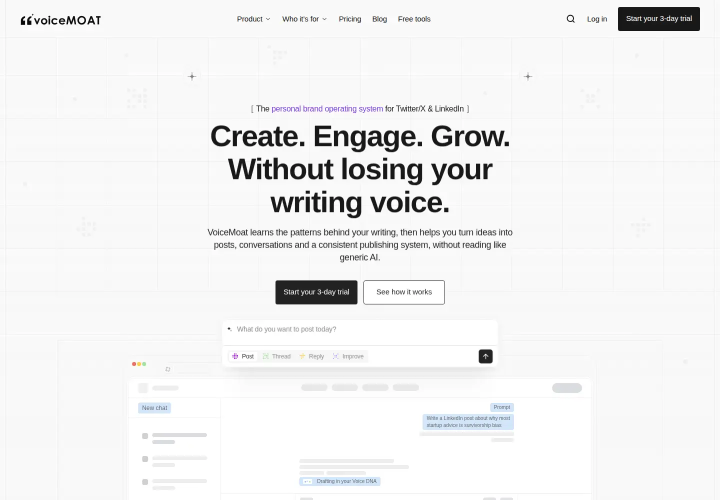 Screenshot of voicemoat.com