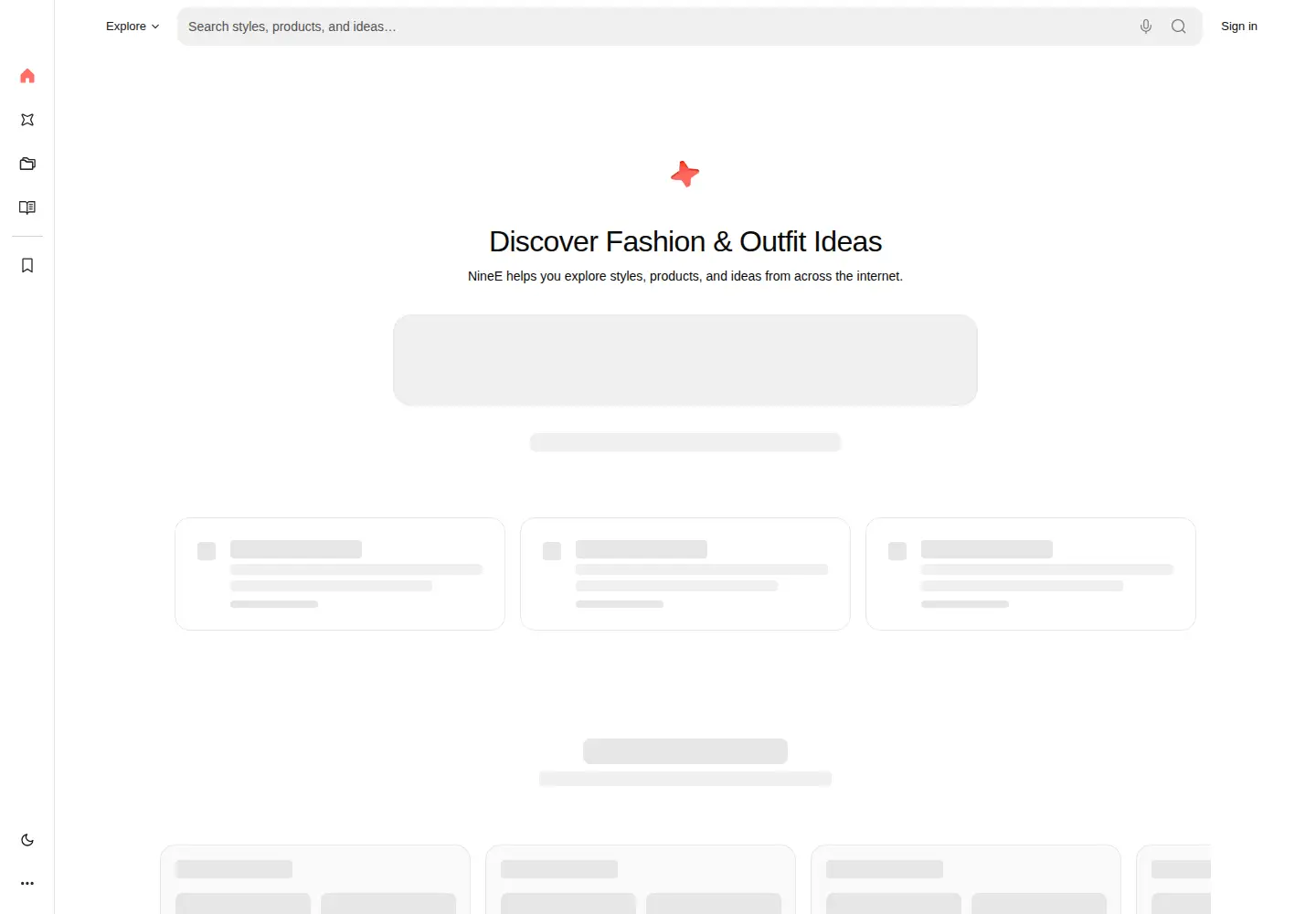 Screenshot of ninee.ai