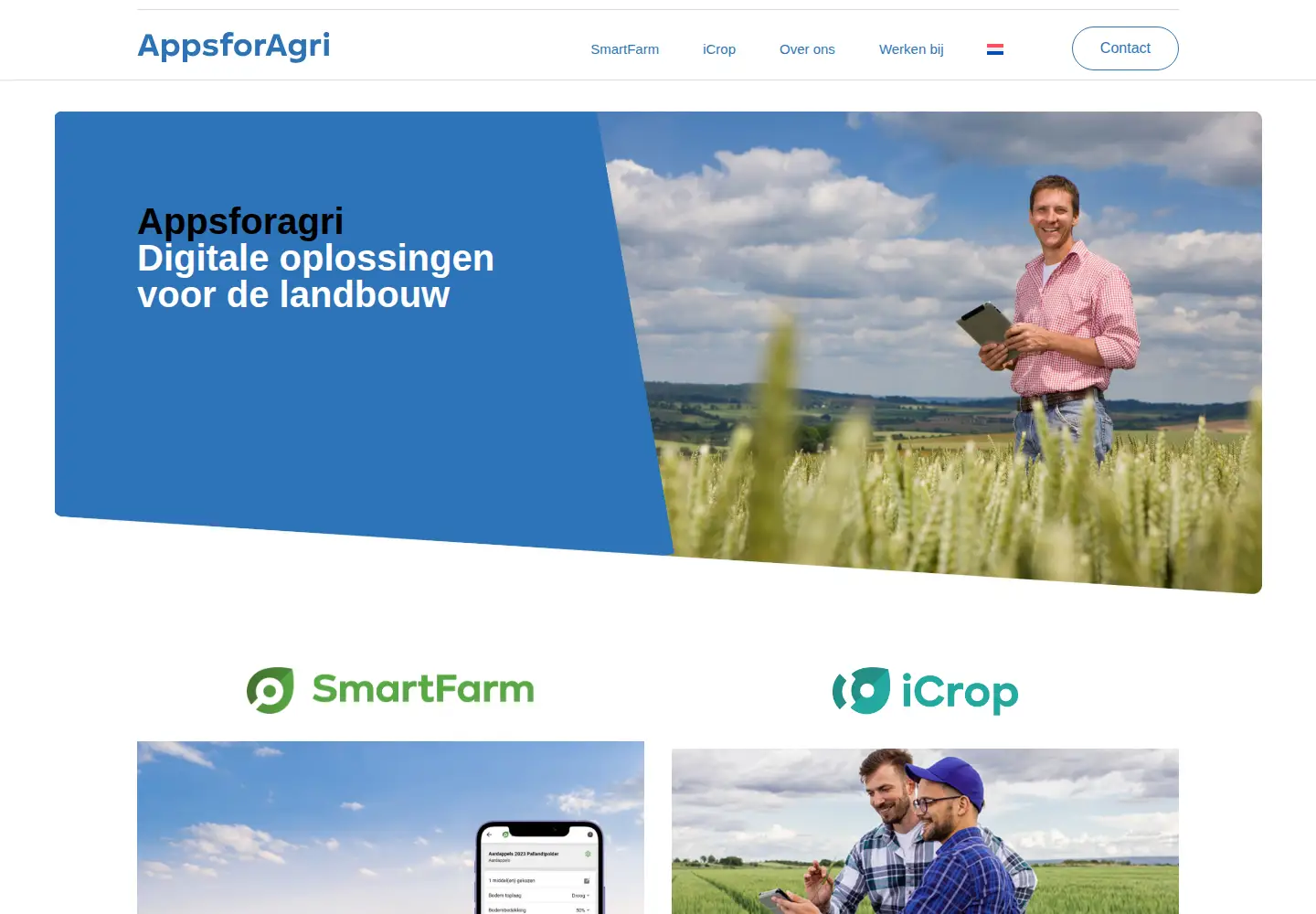 Screenshot of appsforagri.com