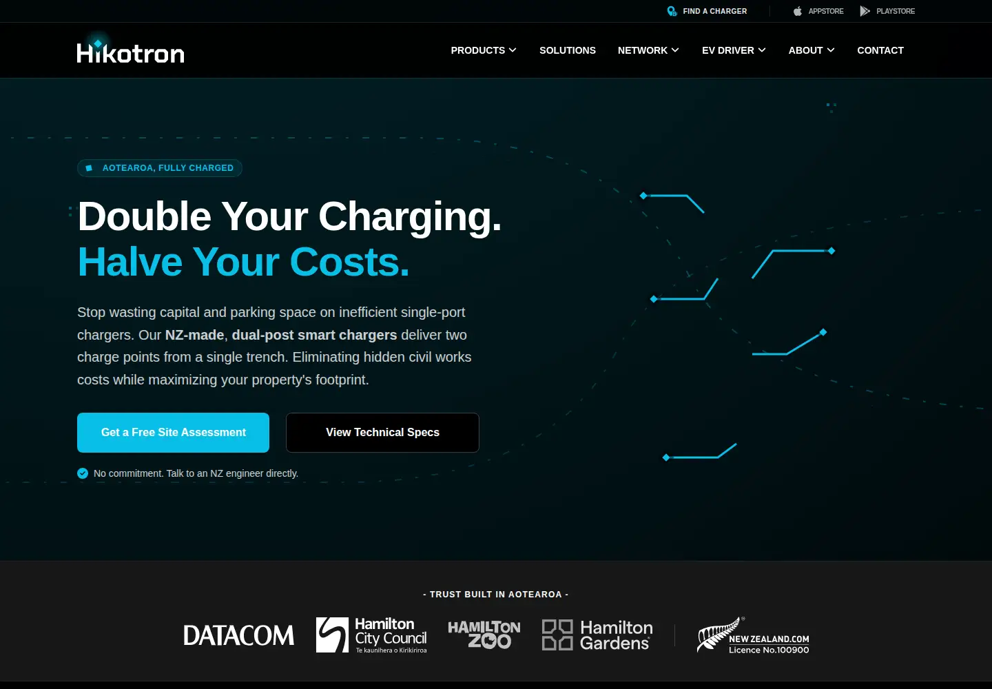 Screenshot of hikotron.com