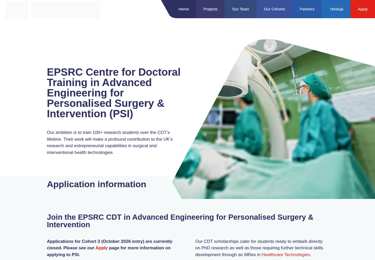 Screenshot of surgerycdt.com