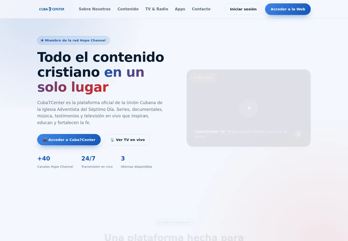 Captured homepage of cuba7center.com in the current scan