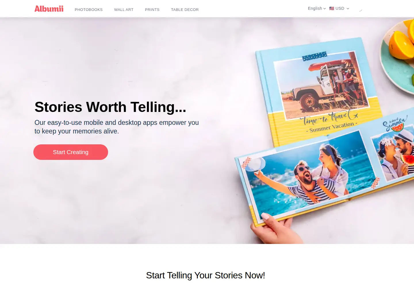 Screenshot of albumii.com