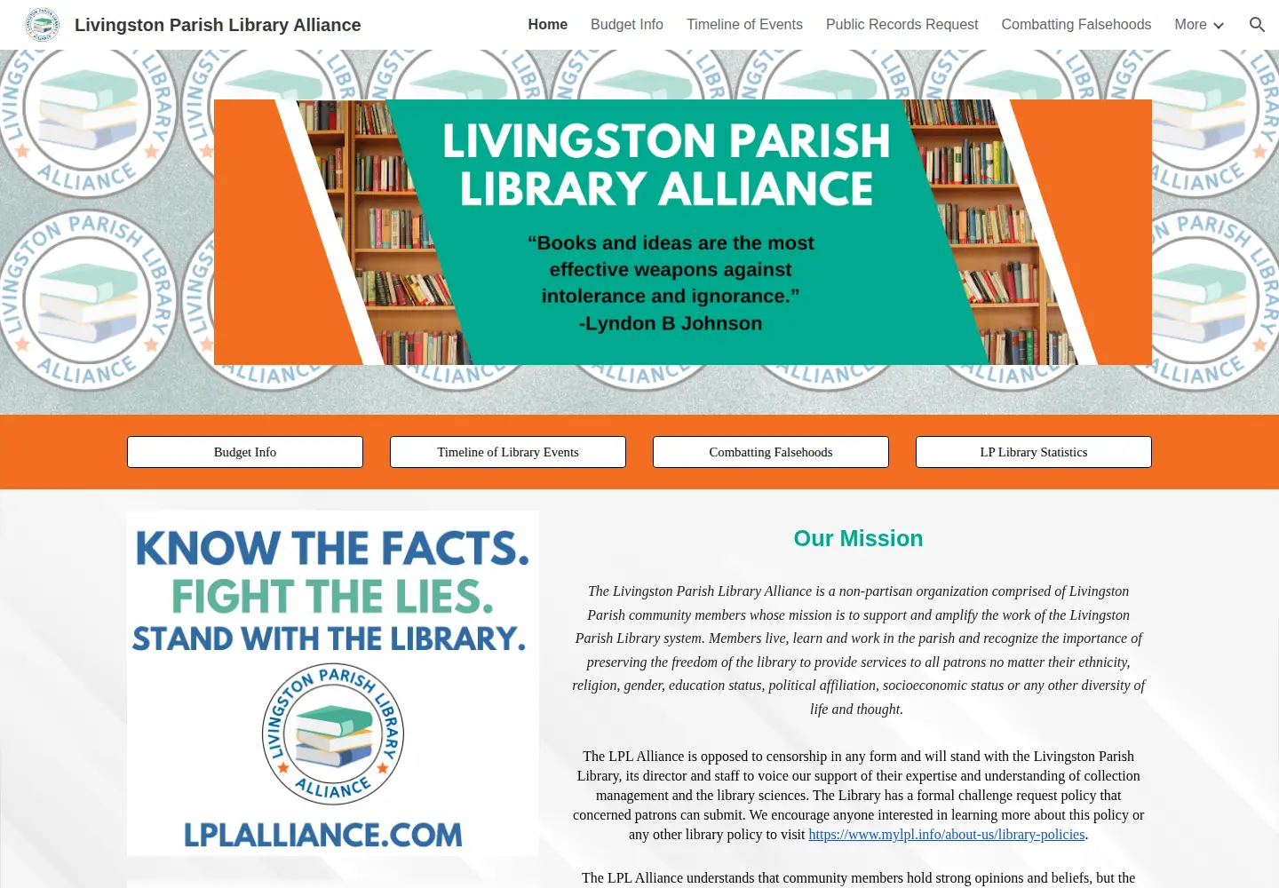 Screenshot of lplalliance.com